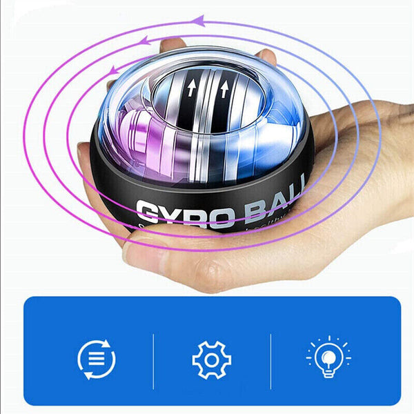 LED Wrist Ball Trainer Relax Gyroscope Ball Muscle Power Ball Gyro Arm Exerciser