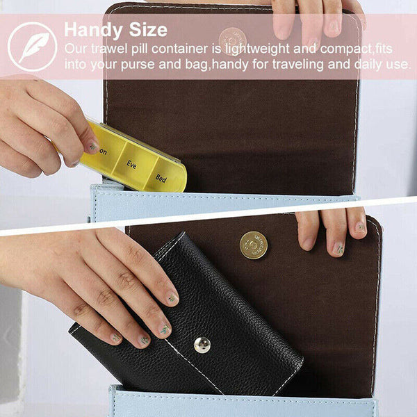 28 Grids 7 Day Weekly Storage Pill Box Tablet Sorter Container Case Organizer AU