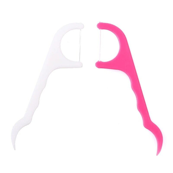 100pcs Floss Picks Dental Teeth Heathy Toothpicks Stick Care Tooth Clean Oral AU