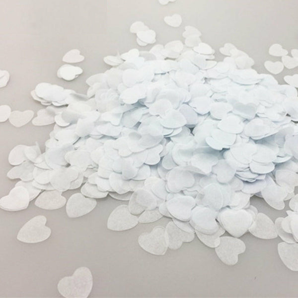 10000x White Heart Birthday Party Wedding Confetti Tissue Paper Biodegradable AU
