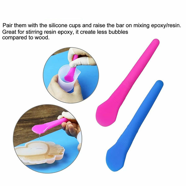 36x DIY Silicone Mixing Measuring Cups UV Resin Mold DIY Casting Jewelry Tool AU