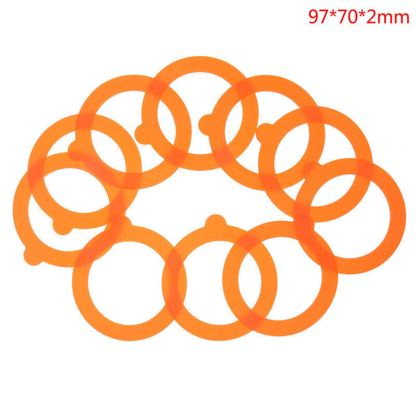 12 Pack Silicone Replacement Gasket Airtight Rubber Seals Ring for Jar Lids AU