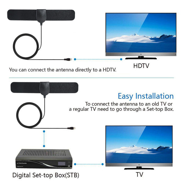 Antenna TV Digital HD 1080P Skywire 4K Antena Digital Indoor HDTV 200 Mile Range