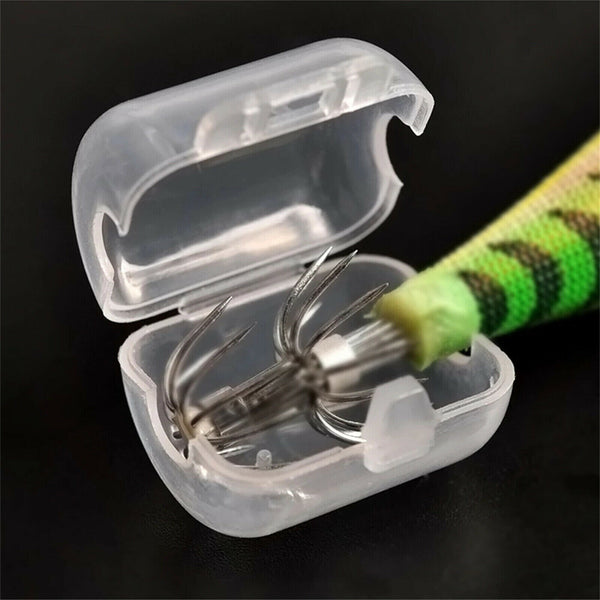 Octopus Squid Fishing Lure Jig Hook Protector Cover Prawn Bait Safety Cap