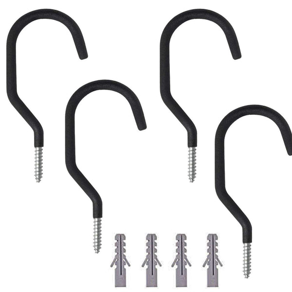2/4/8Sets Bikes Bicycle Hooks Hanger Hook Mount Garage Storage Rack Wall Mounted