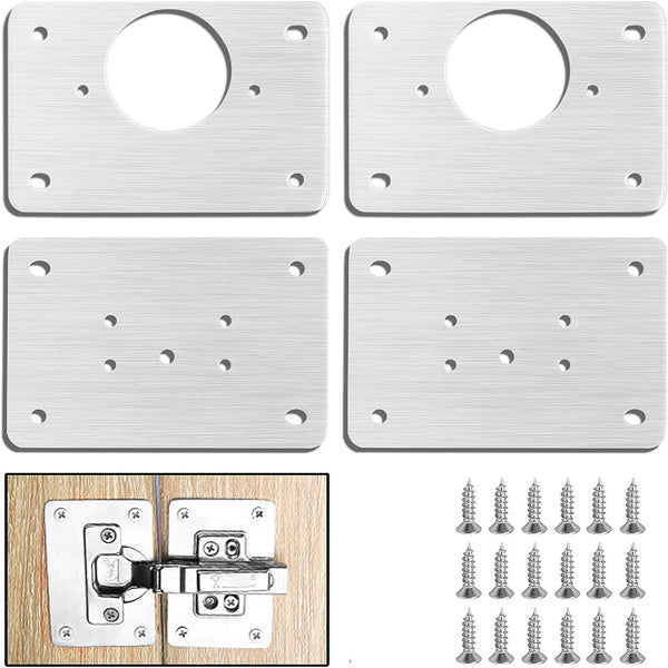Kitchen Cupboard Door /Hinge Repair Kit Hinge Repair Plate Cabinet Mount Tool AU