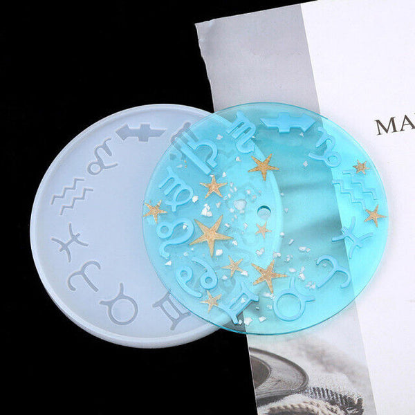 Clear Silicone Mold Making jewelry Clocks Expoxy Resin Mould Casting Craft Tool