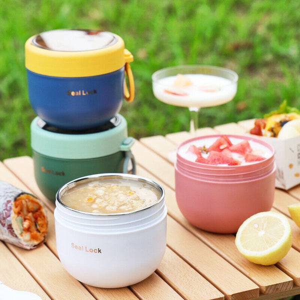 Lunch Box Thermos Food Flask Stainless Steel Insulated Food Soup Jar Container