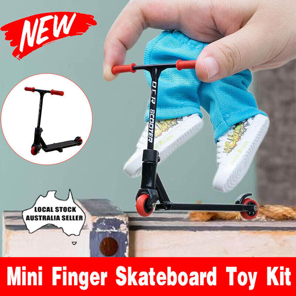 Mini Finger Skateboard Scooter Toy Kit With Finger Board Accessories AU