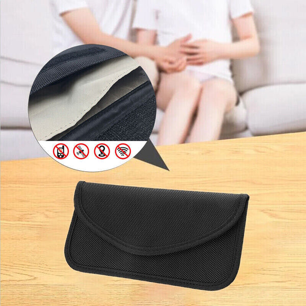 Car Key Signal Blocker Case For Faraday Cage Fob Pouch Keyless RFID Blocking Bag