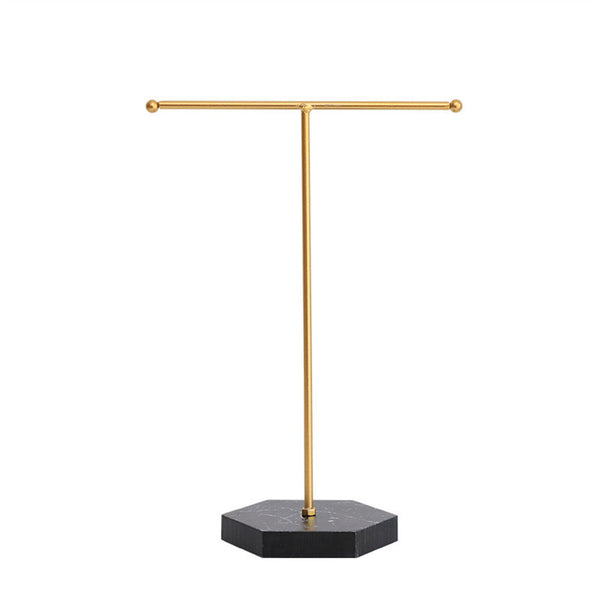 Jewelry Display Stand T-shape Earring Necklace Rack Tabletop White black New AU