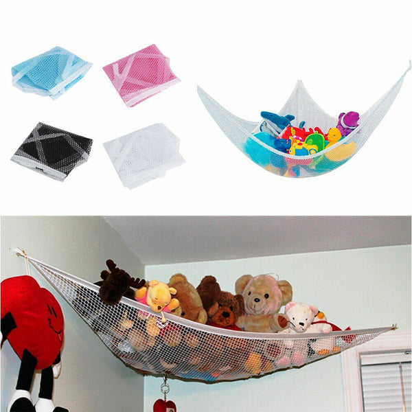2x Soft Large Toy Hammock Mesh Net Bedroom Nursery Storage Toys Teddy Bear