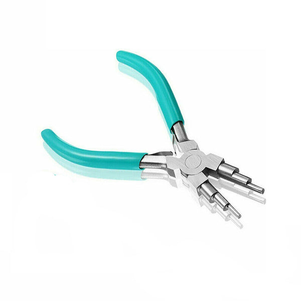 1/2PCS Jewellery Making Beading Mini Pliers Tools Kit Set Round Flat Long Nose A