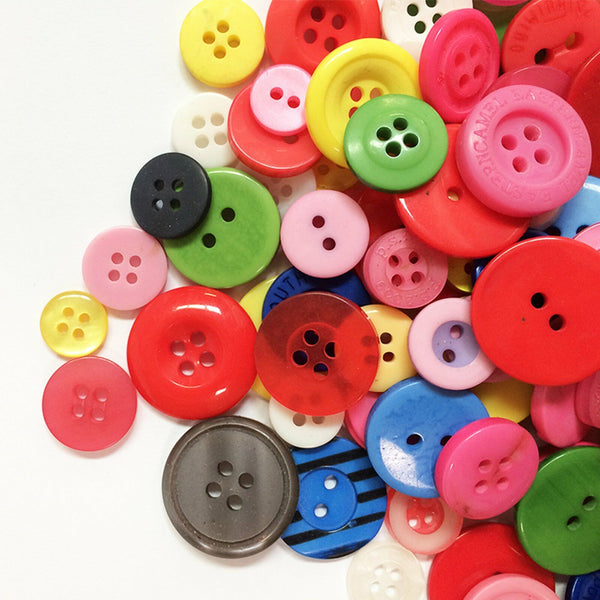 400X Candy Buttons Resin Round Mixed Colour 9-20mm Craft Plastic Sewing Festival