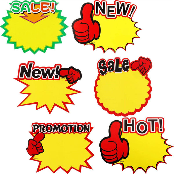 Price Tags – Retail Sale Signs & Promotion Label Cards 100pk