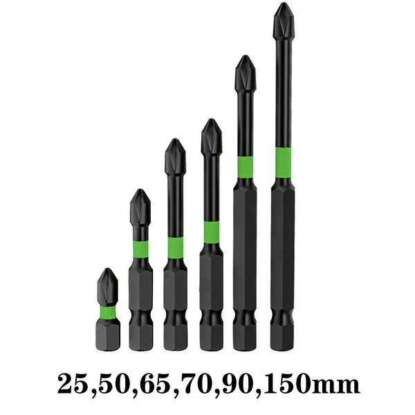 PH2 Magnetic Cross Phillips Impact Batch Head Hardness Screwdriver Bit Kit