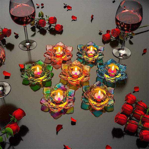 3D Lotus Candle Holder Ashtray Silicone Mold Epoxy Resin Mould Making Craft DIY