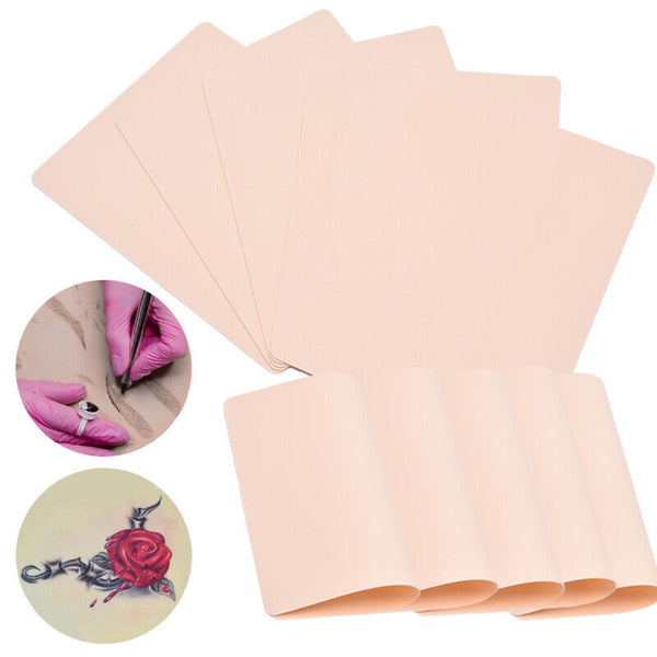 Tattoo Skin Fake Practice Eyebrow Art Double Sides Silicone For Beginner