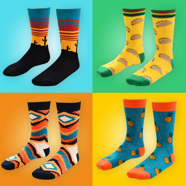 Men's Ladies Novelty Funny Comfy Bright Crazy Socks 7-13 Unisex Fashion Gifts AU