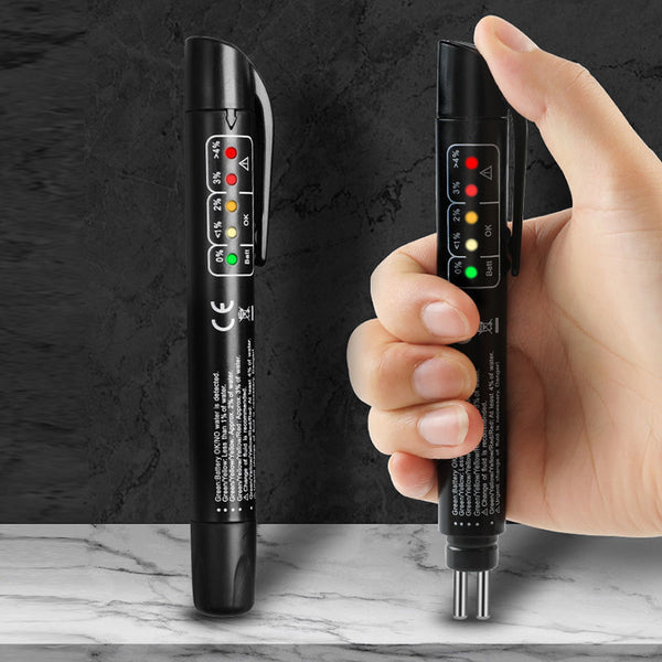 Brake Oil Fluid Tester LED Moisture Liquid Tool Car Vehicle Test Indicator Pen-