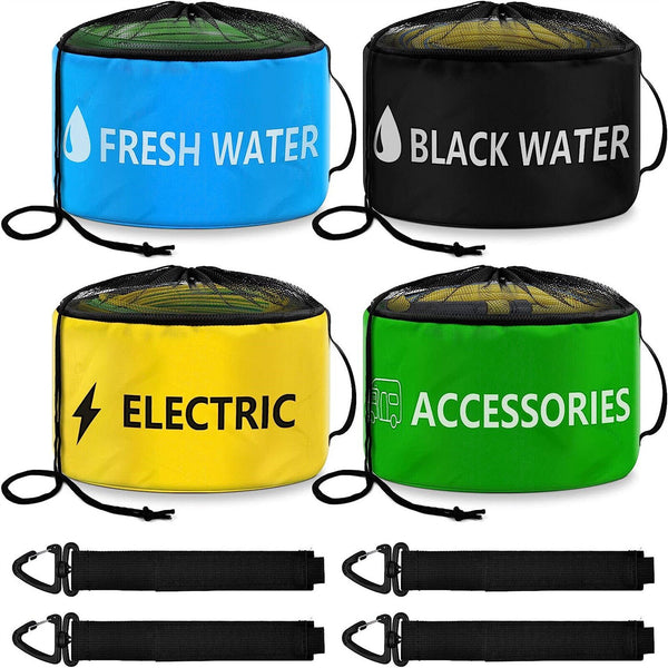 Hose Bag Caravan Camping RV Cable Organizer Water Hose Electrical Cords Storage