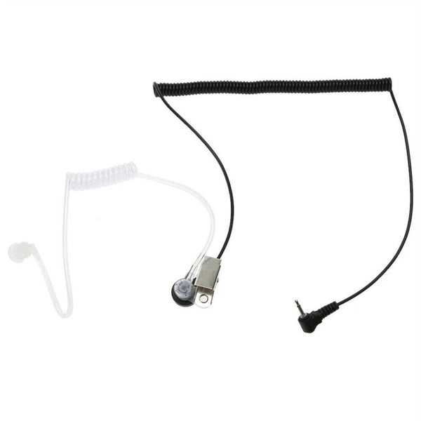 3.5mm Transparent Covert Acoustic Tube Earpiece For Motorola Radio Tool