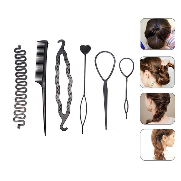 6/12X Hair Tool Set Design Styling Braiding Accessories DIY Girls Women Clip Pin