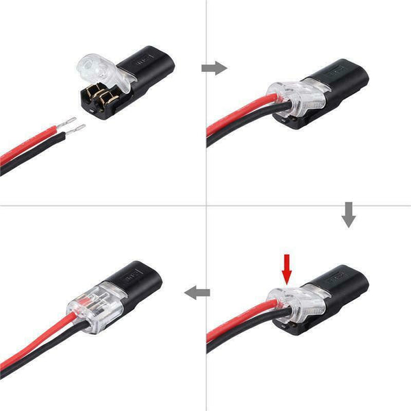 12V connectors Electrical connectors Automotive Wire strip light Cable