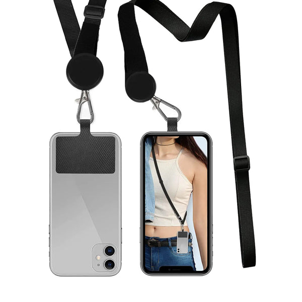 Universal Mobile Phone Lanyard Crossbody Hanging Neck Strap Patch Cord Rope