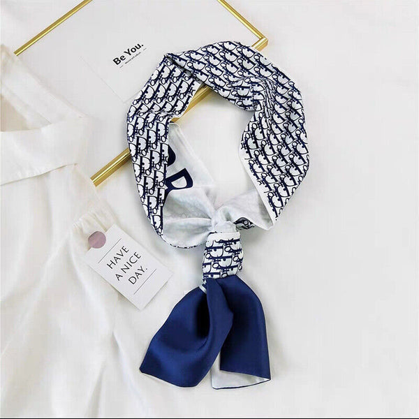 High-Quality Artistic Silk Scarf for Women 90x90cm Luxurious Large Square Wrap