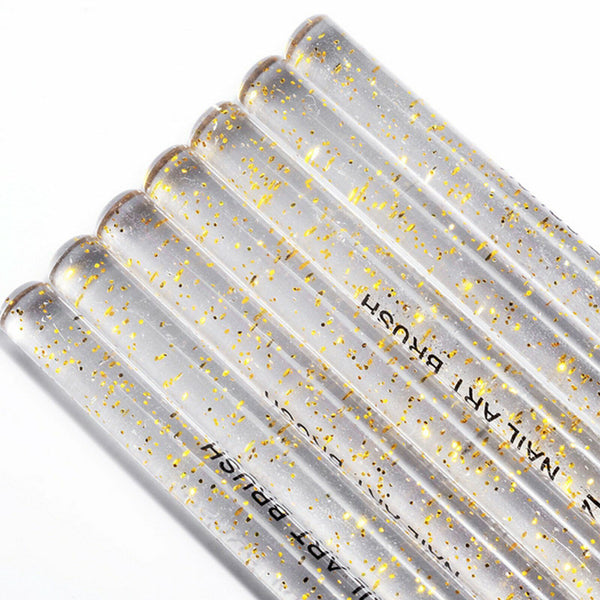 7 PCS Acrylic Nail Art Brush Pen UV Gel Painting Drawing Liner Polish Brushes