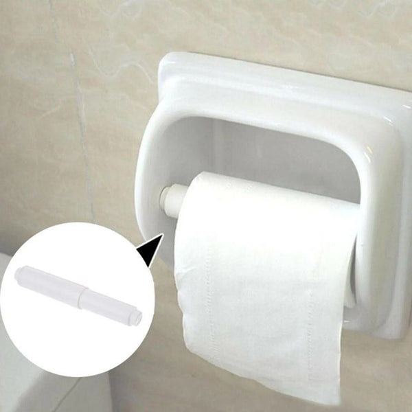 Toilet Roll Holder Insert Bathroom Washroom Fitting Spindle Spring Loaded