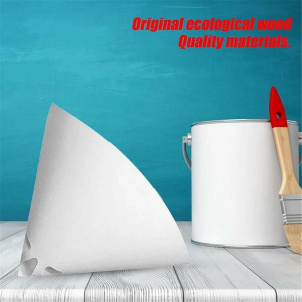 Up to 500pcs 100 Micron Fine Paint Paper Strainers Sieve Filter Nylon Mesh Net