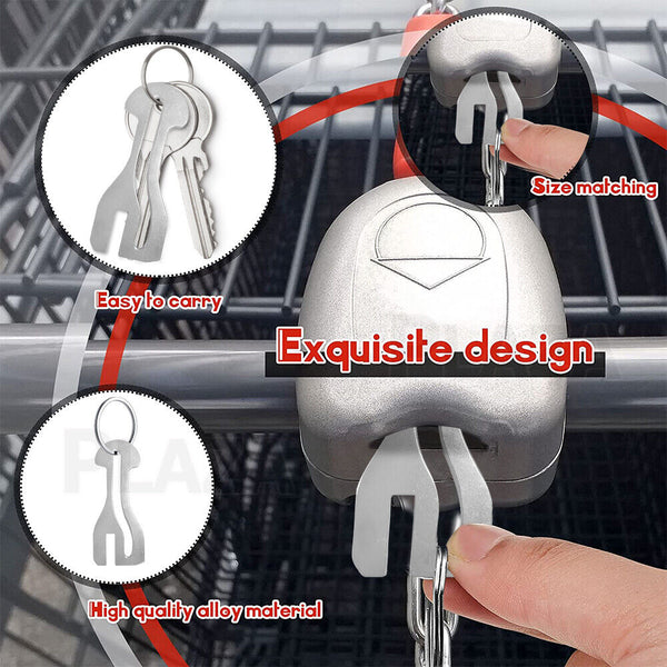 2/4/6x AUSSIE SHOPPING TROLLEY TOKEN MASTER KEY - Lets Party