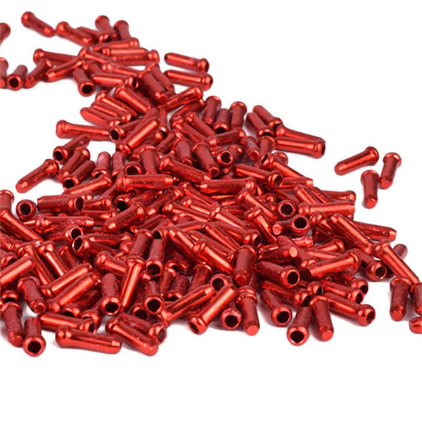 100PCS  Bicycle Cable End Caps MTB Bike Brake Shifter Aluminum Wire Cable Tip AU