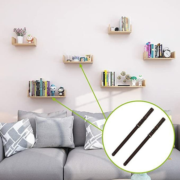 Hidden Floating Shelf Brackets Wood Invisible Concealed Shelf Supports