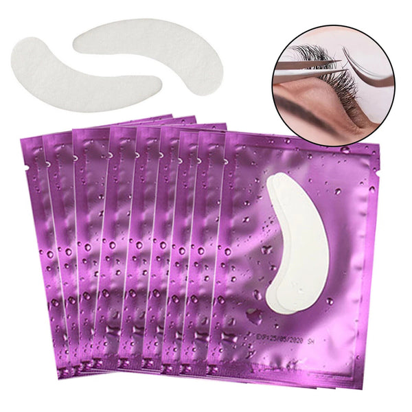 2000 x Under Eye Curve Eyelash Pads Gel Patch Lint Free Lash Extension Beauty AU