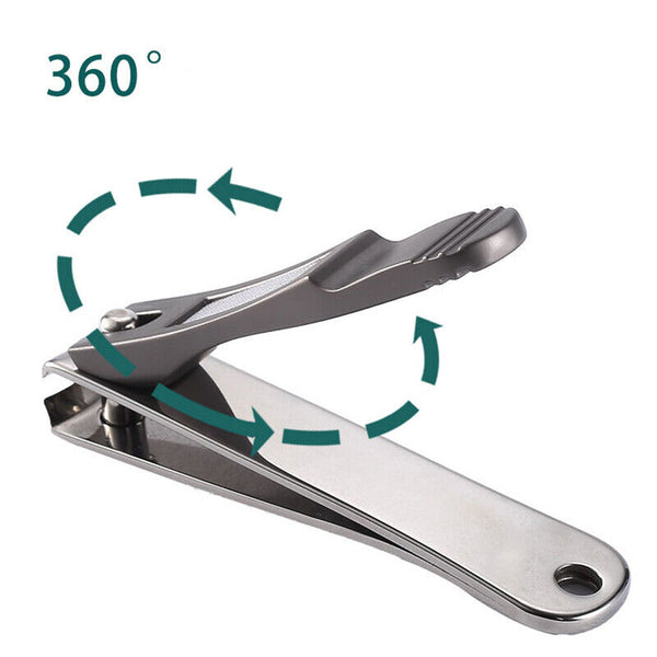 Nail Clippers for Thick Nails Toe Finger Best Large Sharp Cuticle Nipper Catcher