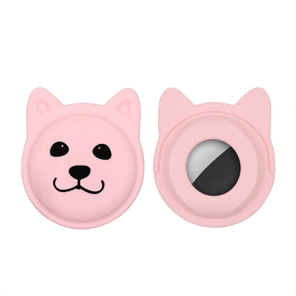Silicone Pet Protective Case For Apple Airtag Loop GPS Finder Dog Cat Collar Tag