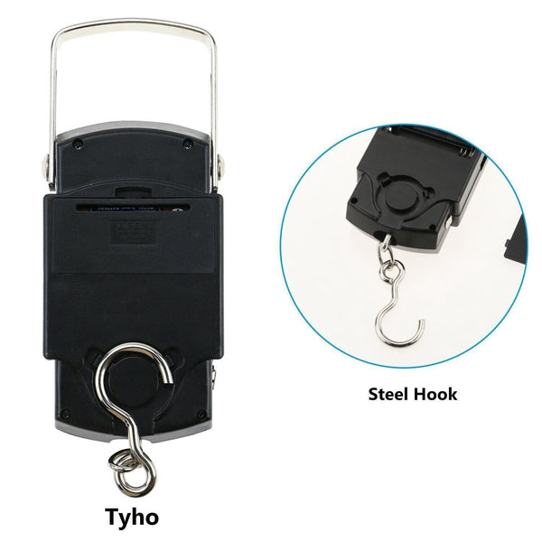 Portable LCD Digital Electronic Fishing Travel Luggage Hanging Weighing Scale AU
