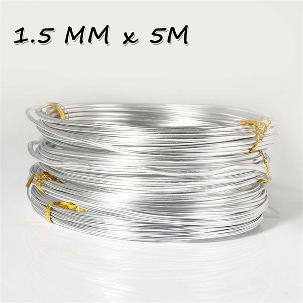 Best Grade Solid Uncoated Aluminium Wire Craft Jewellery Bonsai electrical AU