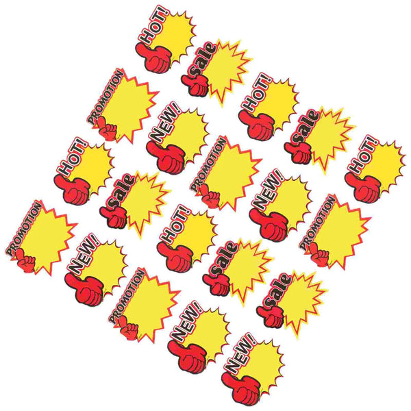 Price Tags – Retail Sale Signs & Promotion Label Cards 100pk