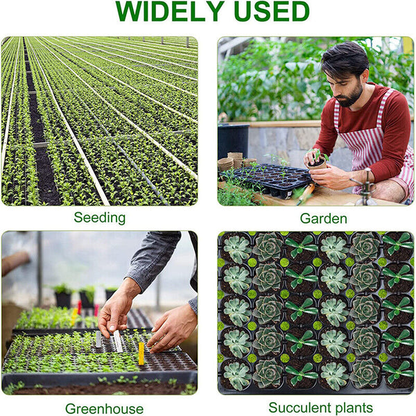 10x 72 Hole Plant Seed Grow Box Insert Propagation Nursery Seedling Starter Tray
