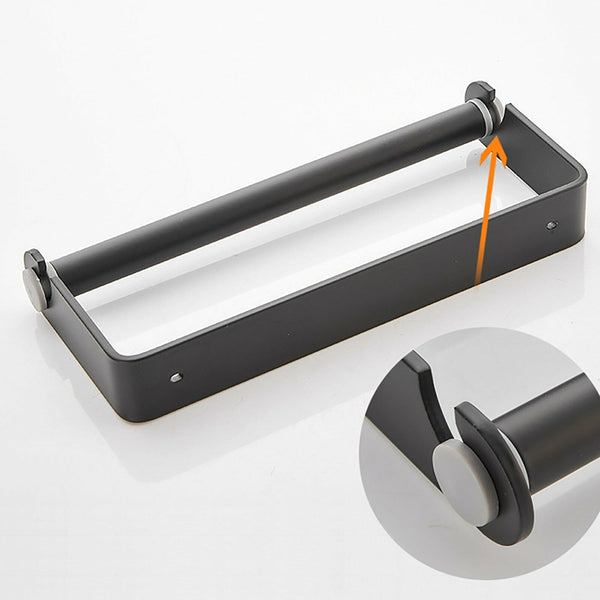 Paper Towel Holder Kitchen Bathroom Roll Tissue Space aluminum Wall Mount Rack