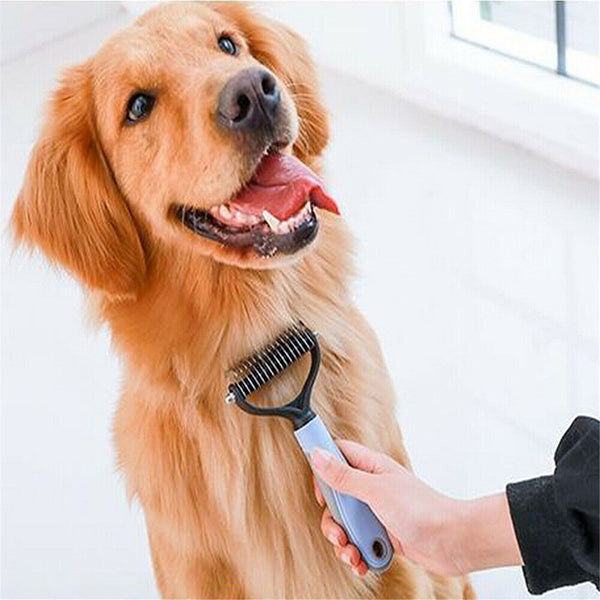 Dog Pet Grooming Comb Brush Undercoat Rake Dematting Deshedding Trimmer Tools AU
