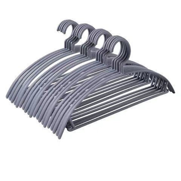 20x Clothes Pants Hanger Coat Non-slip Closet Organizer Storage Plastic AU - Lets Party