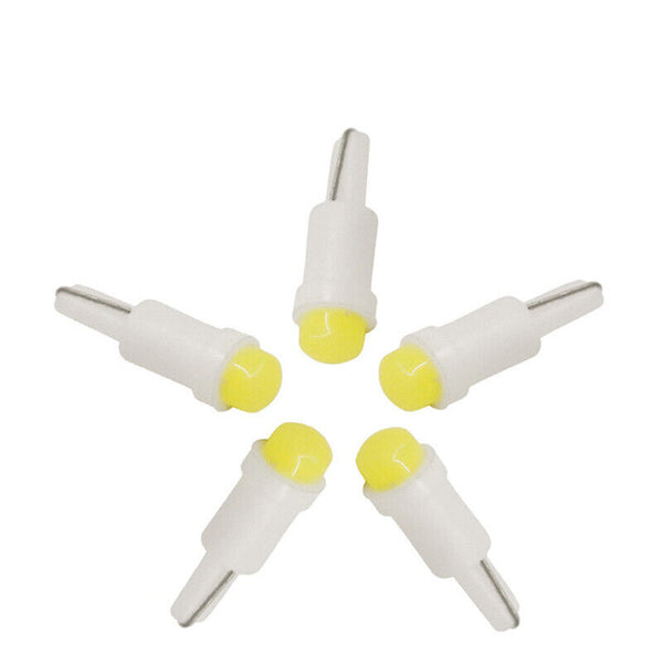 20pcs T5 Dash 5050 SMD LED Car Wedge Dashboard Instrument White Light Bulbs12VDC