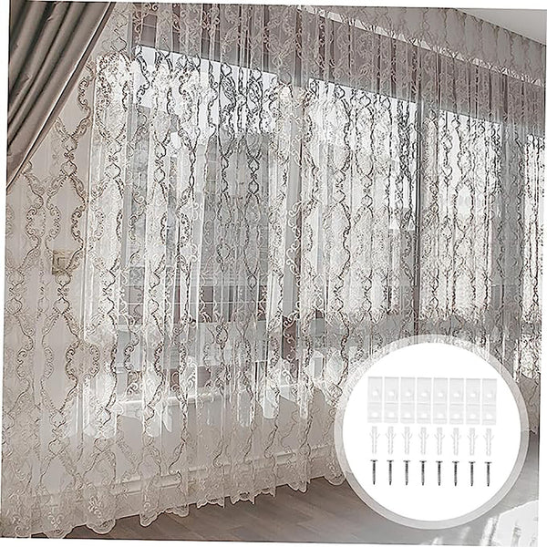 10 SETS CURTIAN HOOK CORD & CHAIN HOOK TENSIONER Roller Vertical Roman BLINDS AU