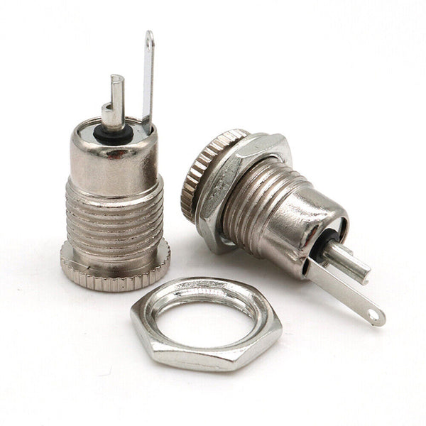 10pcs 5.5 mm x 2.1mm DC Power Jack Socket Female Panel Mount Connector DC 30V 5A