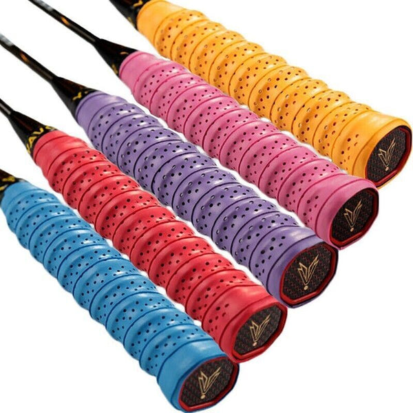 4x8x Anti-slip Tennis Badminton Squash Racquet Over Grip Tape Overgrip Sweatband